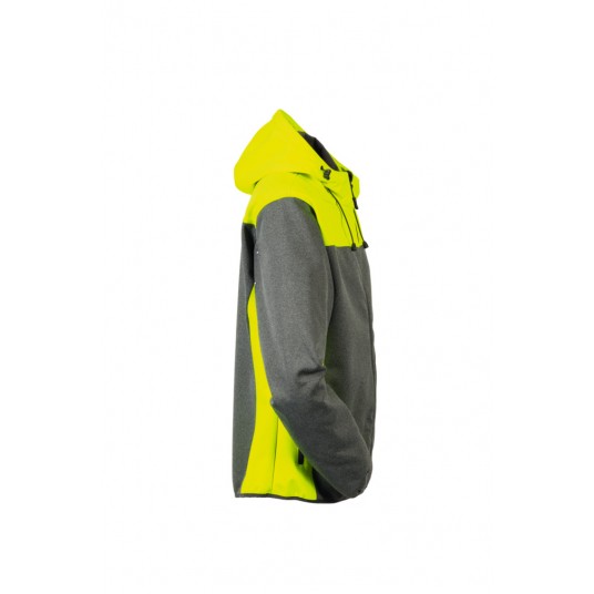 Kurtka PLANAM Outdoor Kontrast - szary/żółty