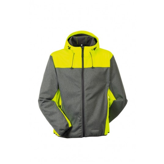 Kurtka PLANAM Outdoor Kontrast - szary/żółty
