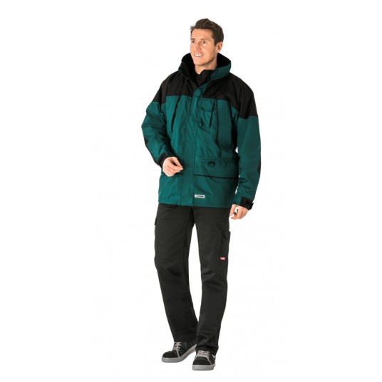 Kurtka PLANAM Outdoor Twister - zielony/czarny