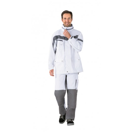 Kurtka PLANAM Plaline All-weather - biały/cynkowy