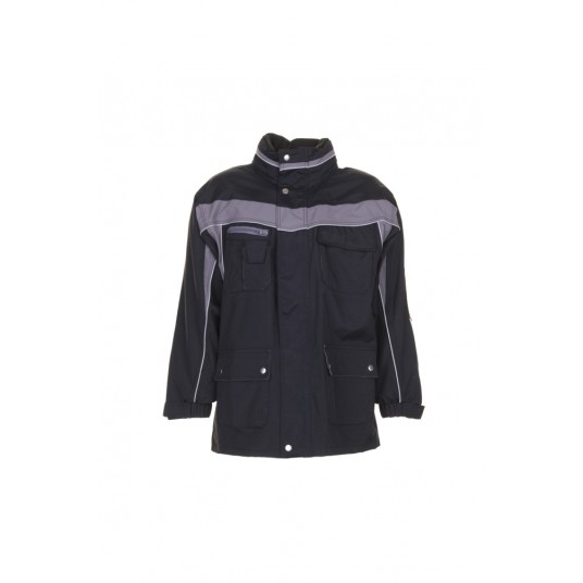 Kurtka PLANAM Plaline All-weather - czarny/cynkowy