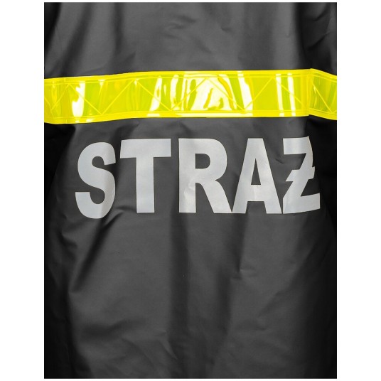 Kurtka przeciwdeszczowa PROS STRAŻ model 071 - czarny