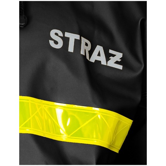 Kurtka przeciwdeszczowa PROS STRAŻ model 071 - czarny