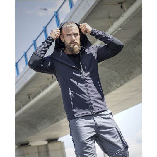 Kurtka softshell ARDON® Breeffidry STRETCH - ciemnoszara