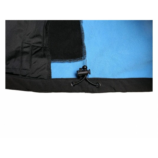 Kurtka softshell CXS DURHAM męska - czarno-niebieski