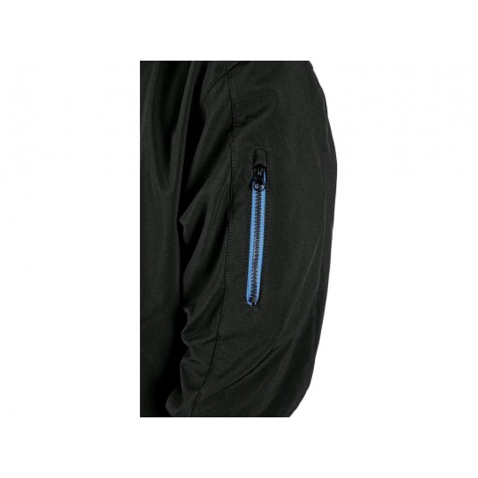 Kurtka softshell CXS DURHAM męska - czarno-niebieski