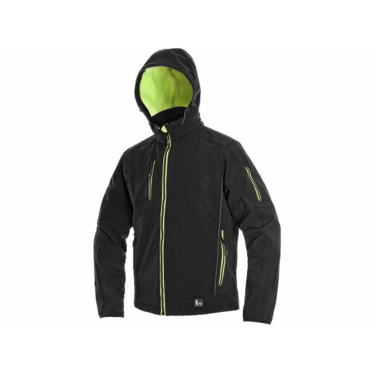 Kurtka softshell CXS DURHAM męska - czarno-żółty