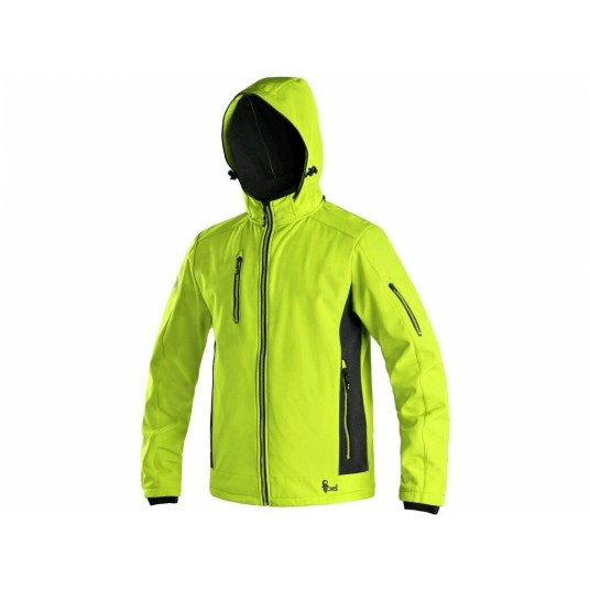 Kurtka softshell CXS DURHAM męska - żółto-czarny
