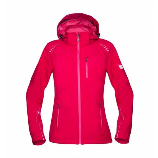 Kurtka softshell FLORET damska - różowy