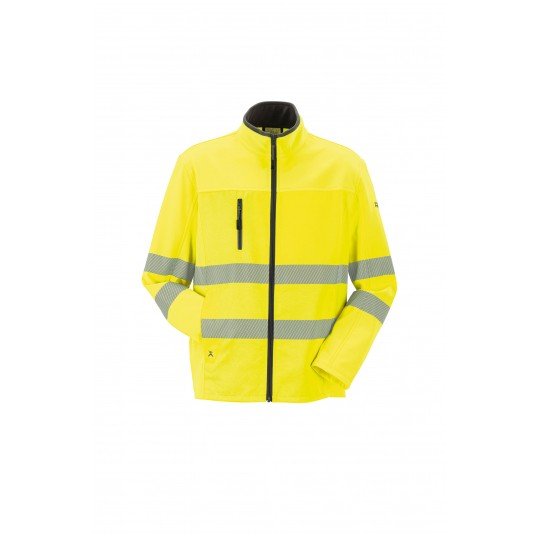 Kurtka softshell ostrzegawcza PLANAM Norit - żółty