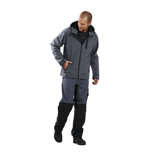 Kurtka softshell Outdoor Cube PLANAM - łupkowy