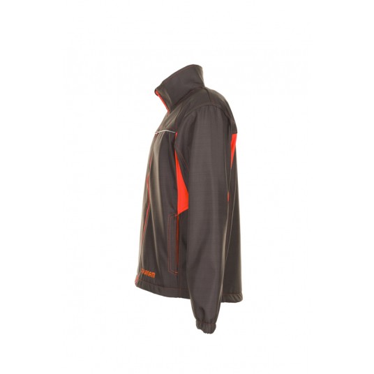 Kurtka softshell PLANAM BASALT NEON - granatowy/pomarańczowy