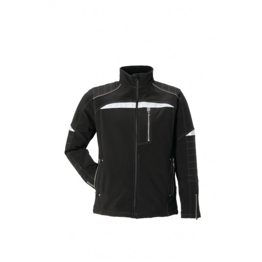 Kurtka softshell PLANAM DuraWork - czarny/szary