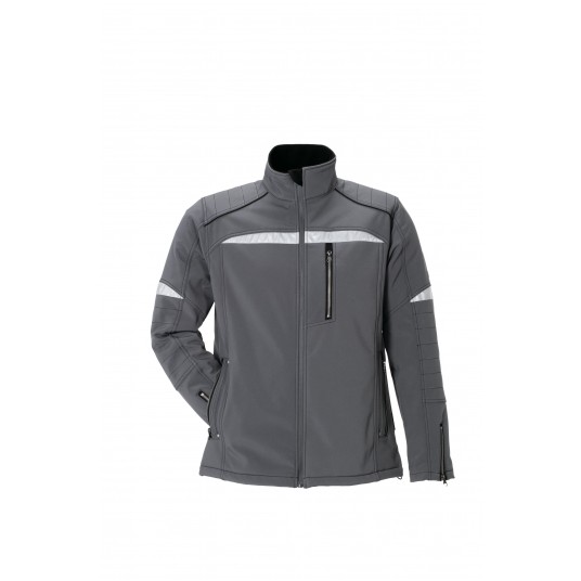 Kurtka softshell PLANAM DuraWork - szary/czarny