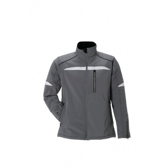 Kurtka softshell PLANAM DuraWork - szary/czarny