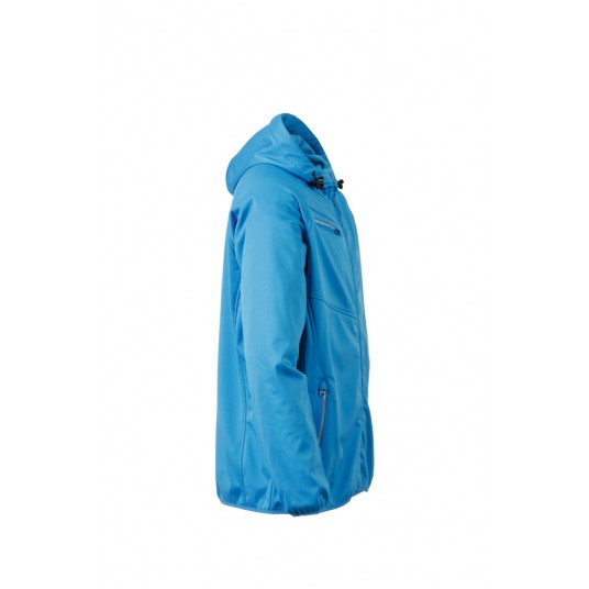 Kurtka softshell PLANAM Outdoor Fog - niebieski