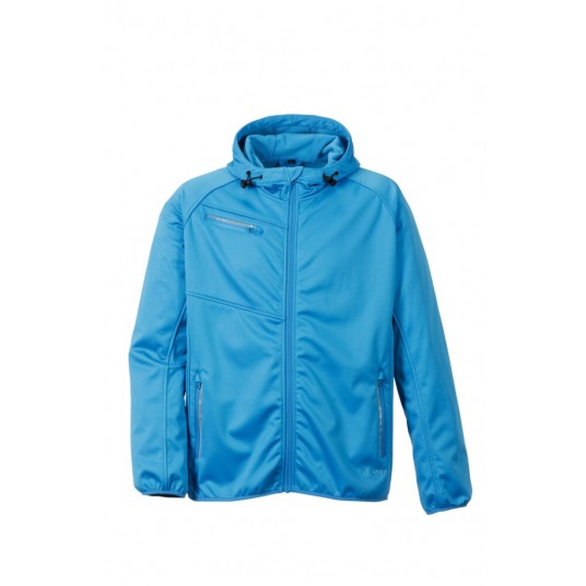 Kurtka softshell PLANAM Outdoor Fog - niebieski