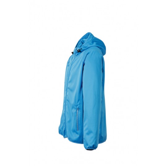 Kurtka softshell PLANAM Outdoor Fog - niebieski
