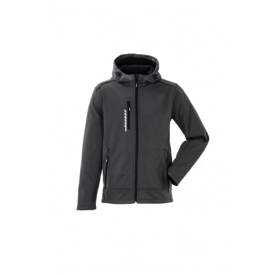 Kurtka softshell PLANAM Outdoor Hawk - antracytowy