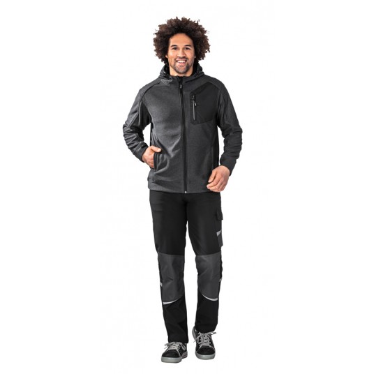 Kurtka softshell PLANAM Outdoor Owl - antracytowy