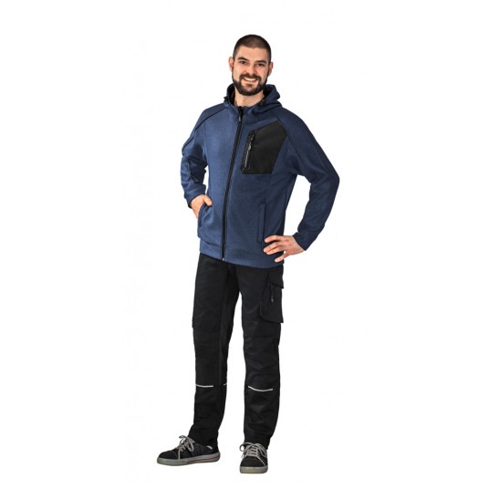 Kurtka softshell PLANAM Outdoor Owl - granatowy
