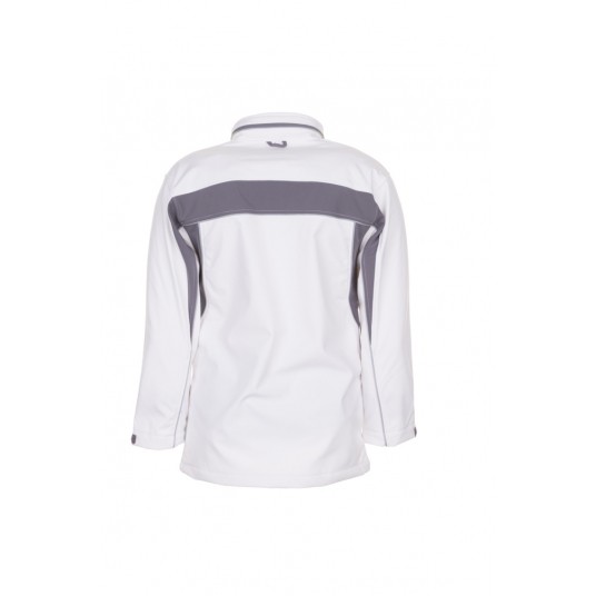 Kurtka softshell PLANAM Plaline - biały/cynkowy