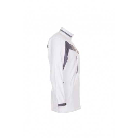 Kurtka softshell PLANAM Plaline - biały/cynkowy