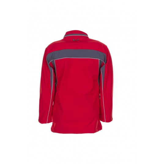 Kurtka softshell PLANAM Plaline - czerwony/łupkowy
