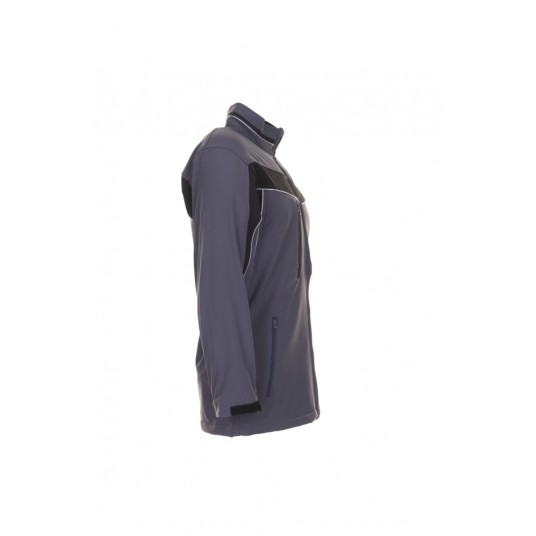 Kurtka softshell PLANAM Plaline - łupkowy/czarny