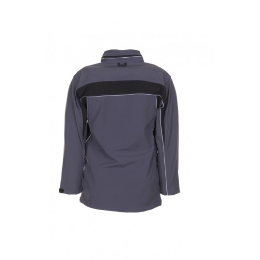 Kurtka softshell PLANAM Plaline - łupkowy/czarny