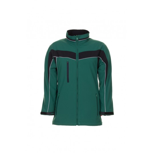 Kurtka softshell PLANAM Plaline - zielony/czarny