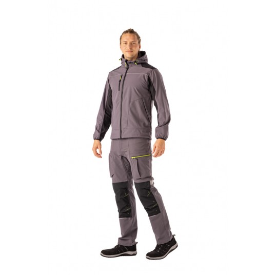 Kurtka softshell PLANAM rECOline 6751 - łupkowy