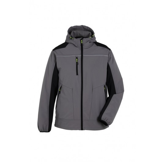 Kurtka softshell PLANAM rECOline 6754 - cynkowy
