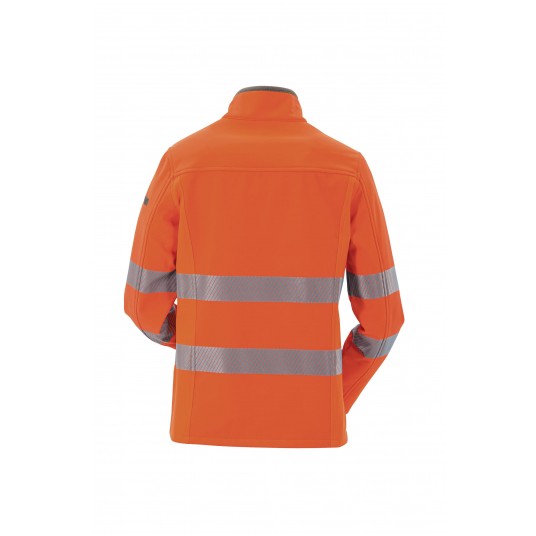 Kurtka softshell Pure ostrzegawcza PLANAM Norit damska - pomarańczowy