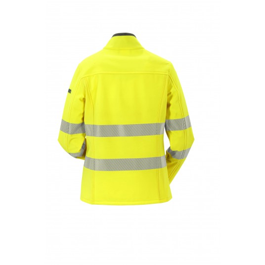 Kurtka softshell Pure ostrzegawcza PLANAM Norit damska - żółty
