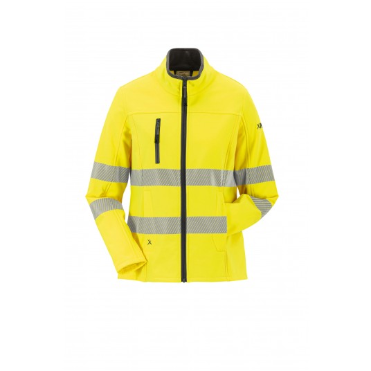 Kurtka softshell Pure ostrzegawcza PLANAM Norit damska - żółty