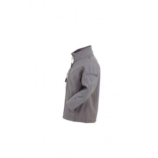 Kurtka softshell Pure PLANAM NORIT dziecięca - cynkowy