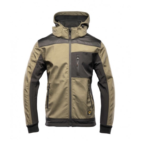 Kurtka softshell SEVEN KINGS SOFTSHELL - khaki