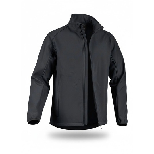 Kurtka softshellowa Active Gear Softy Black Jacket - czarny -zdjęcie numer 2