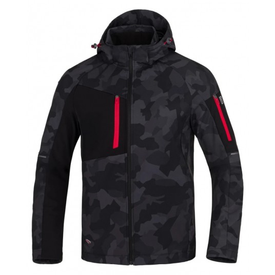 Kurtka softshellowa ARDON CREATRON - camo czarny
