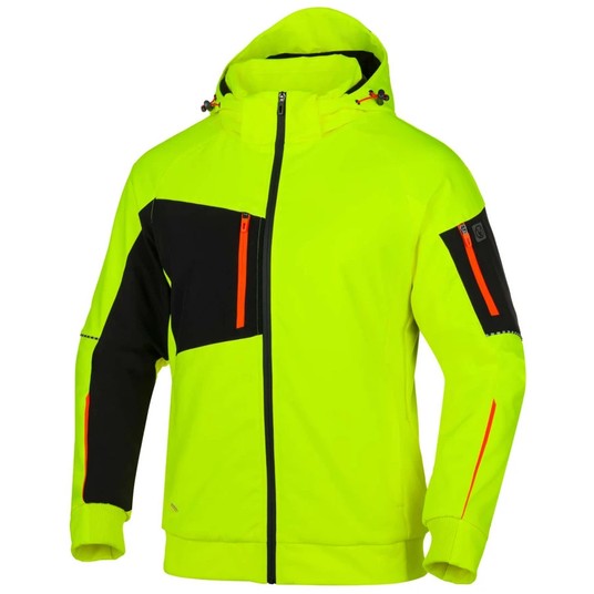 Kurtka softshellowa zimowa ARDON CITYCONIC - hi-vis żółty -zdjęcie numer 1