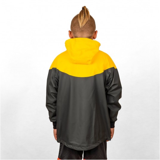 Kurtka sportowa PROS SPORTS model 714 dziecięca - czarno-żółty