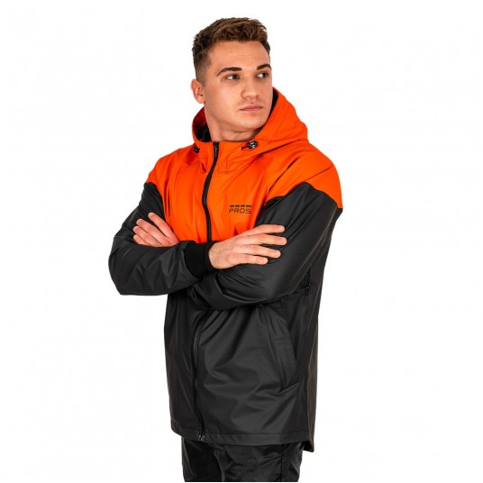 Kurtka sportowa PROS SPORTS model 724 - czarno-pomarańczowy