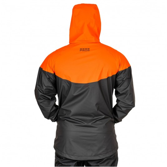 Kurtka sportowa PROS SPORTS model 724 - czarno-pomarańczowy