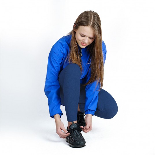 Kurtka treningowa wodoodporna PROS SPORTS model 713 dziecięca - niebieski