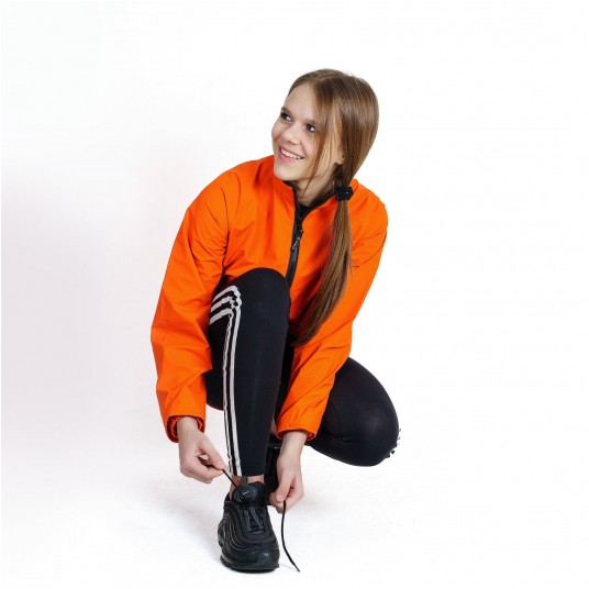 Kurtka treningowa wodoodporna PROS SPORTS model 713 dziecięca - pomarańczowy