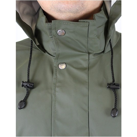 Kurtka wodoochronna PROS model 4090 - oliwkowy -zdjęcie numer 6