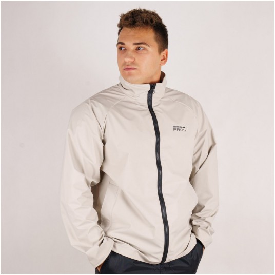 Kurtka wodoodporna PROS SPORTS RUNPRO model 723 - beżowy