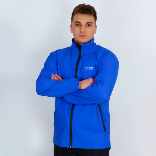 Kurtka wodoodporna PROS SPORTS RUNPRO model 723 - niebieski