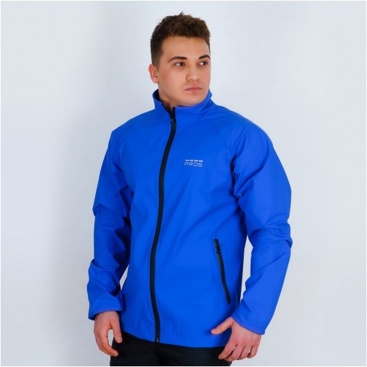 Kurtka wodoodporna PROS SPORTS RUNPRO model 723 - niebieski
